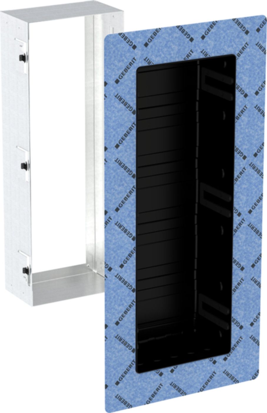 Nischenablagebox 461.790.00.1 mit Einlegeböden - Geberit-GIS