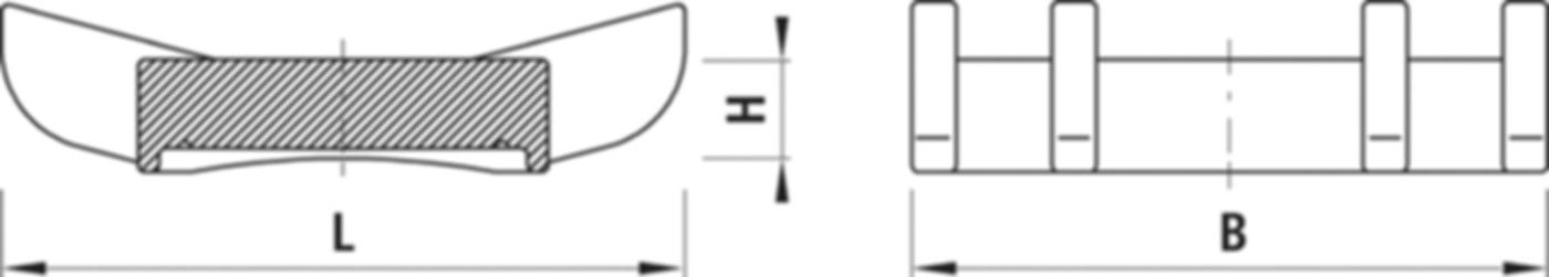 Universal-Blindschelle mit 3541 Doppelbügel - Hawle Hausanschluss- und Anbohrarmaturen