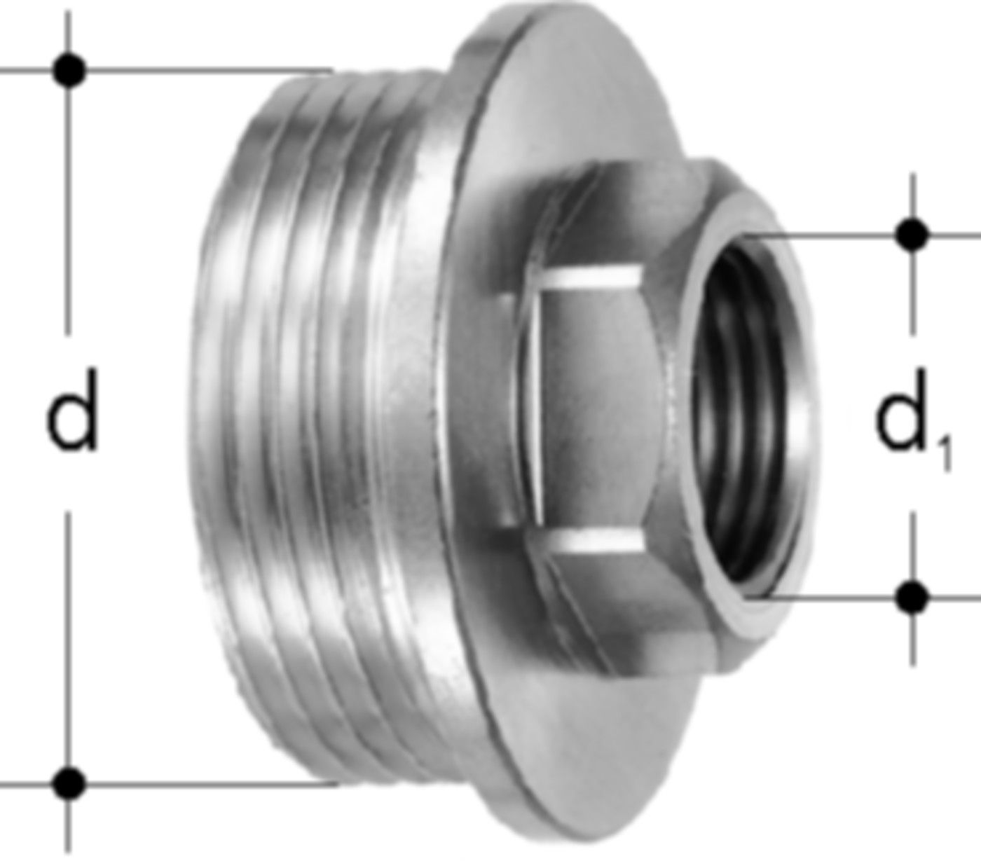 Reduktionsnippel +GF+ JRG JRGUSIT NG