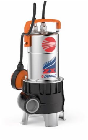 Schmutzwasserpumpe COBRA-90M, INOX/Guss 24'000l/h, Förderhöhe 11m, Tauchtiefe 5m, 0.6kW - Wasser