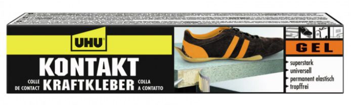 UHU Kontakt-Kraftkleber, tropffrei 640g, in Dose, Gel - Kleben