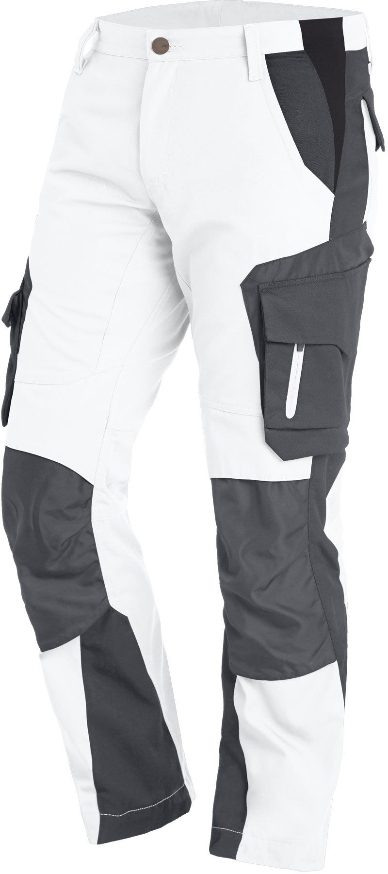 FHB FLORIAN Arbeitshose weiss-anthrazit Gr. 29 - Textilien
