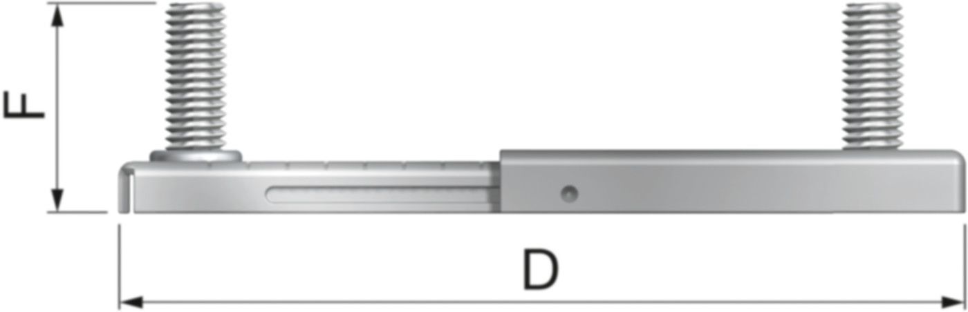 Montageplatte BME 8x50/90 39420 - Flamco-Rohrschellen