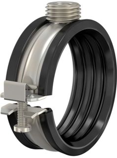 Rohrschellen mit Muffen