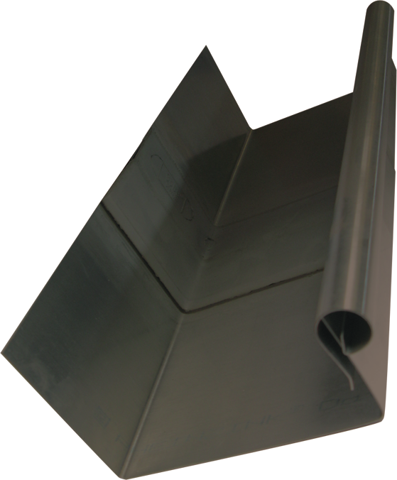 Rinnendila eckig 330 mm 138 "SOBA" Zink vorbewittert - Dilatationen