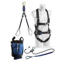 SPANSET Safety-Kit für die Arbeitsplatzpos. 2m Typ SK-701 2-Punkt-Auffanggurt,Halteseil mit Seilk - Arbeitsschutz