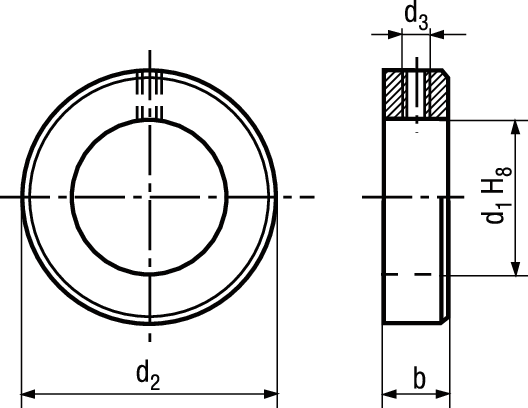 Stellringe o Gew-Stifte INOX 1.4305 BN2852 DIN705A 4 - Bossard Schrauben