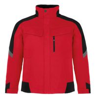 FHB LARS Arbeitsjacke rot-schwarz Gr. 2XL - Textilien