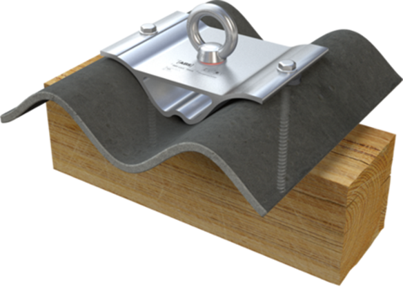 Anschlagpunkt Wellplatten-Dach L-WAVE-100 ABS Lock Wave - ABS Absturzsicherung