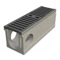 TOP 100 C250 mit Gussrost Element für seitl. Anschluss