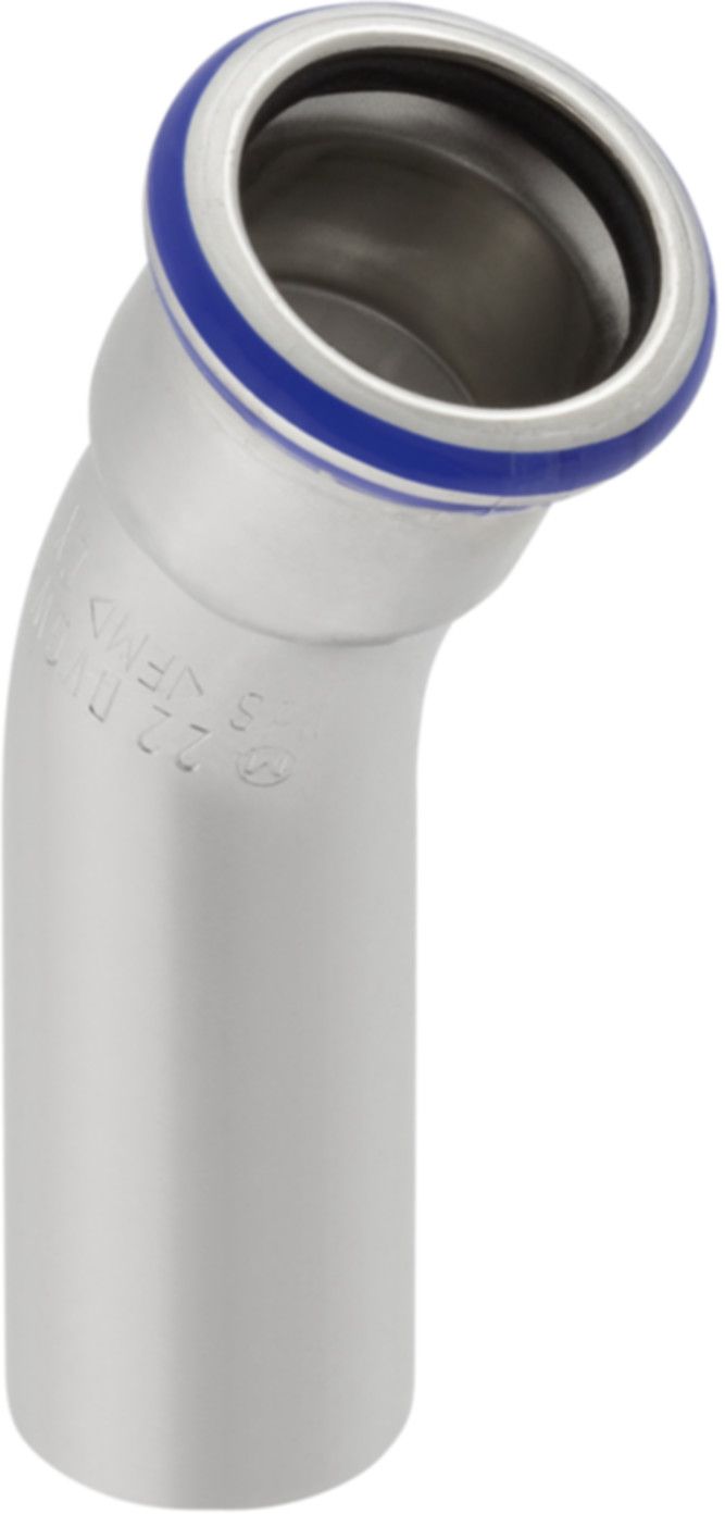 Bogen 30° m/Steckende 76.1mm 36138 - Mapress-Sanitär-Supersize-Formstücke