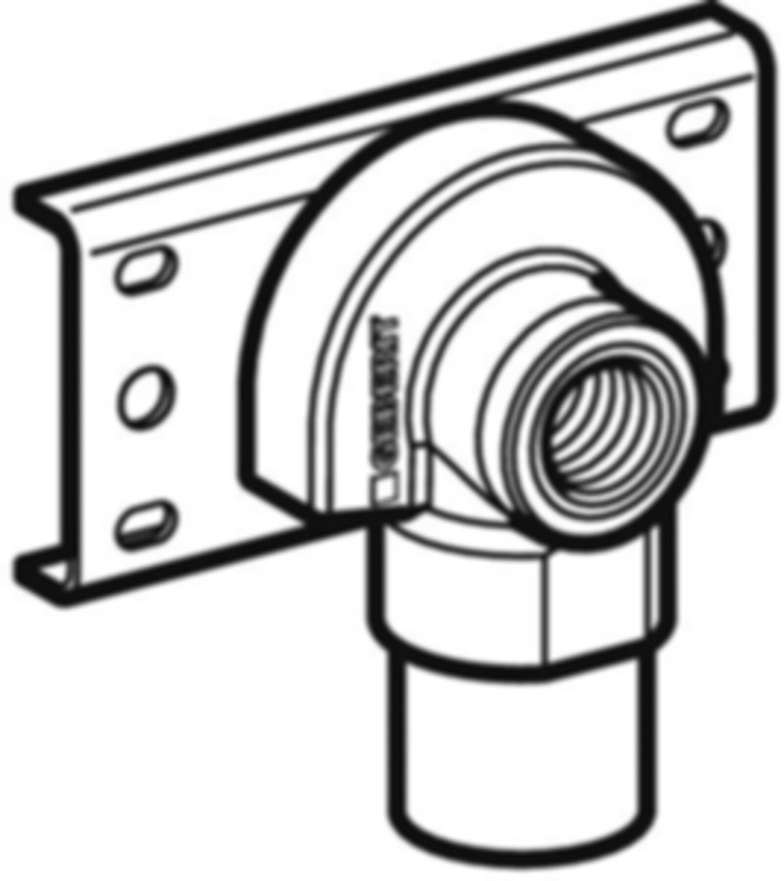 Anschlusswinkel 90° einfach 1/2"- MF1/2" mit Aussengewinde 632.861.00.2 - Geberit-Push Fit-Formstücke
