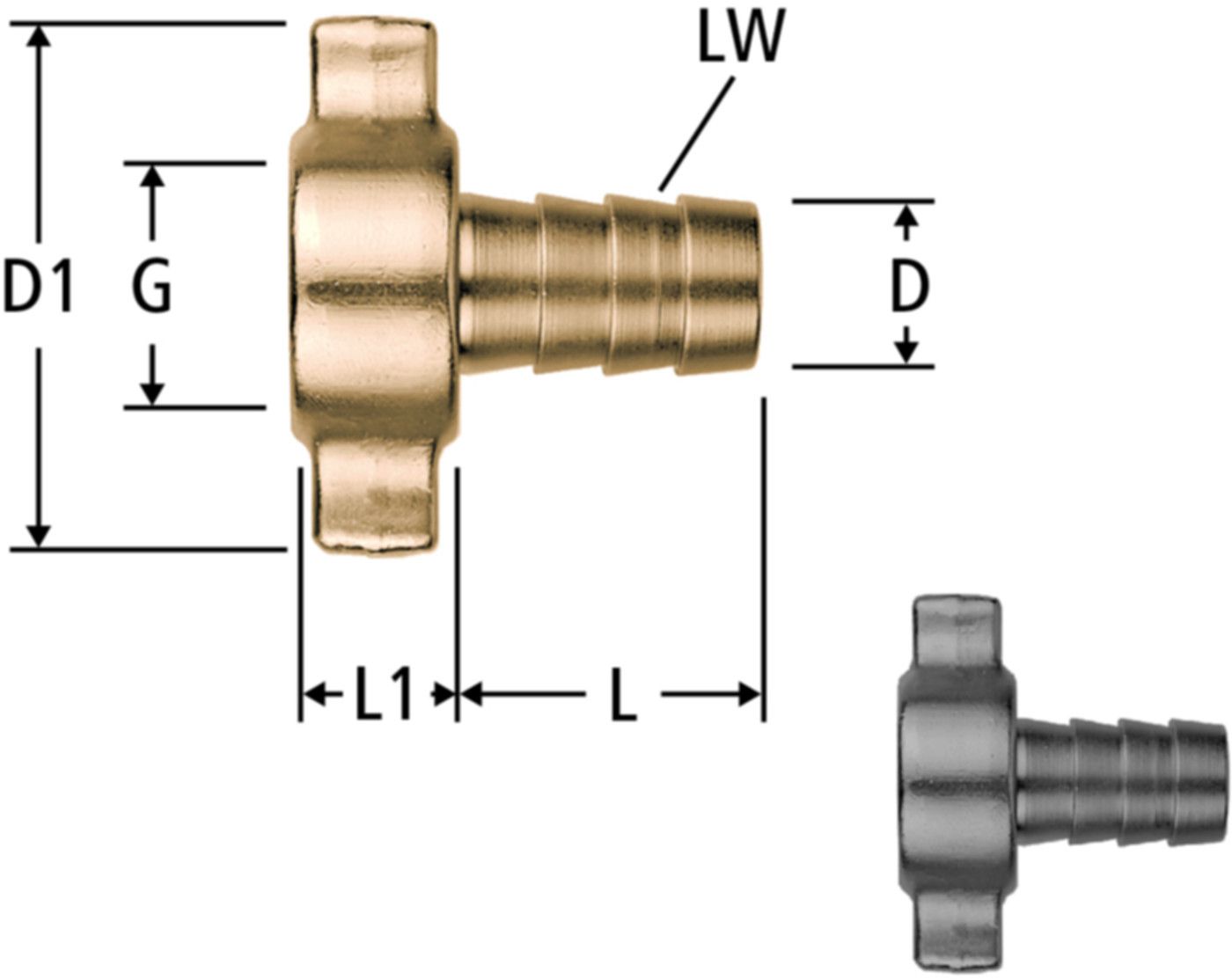 Schlauchverschraubungen NUSSBAUM