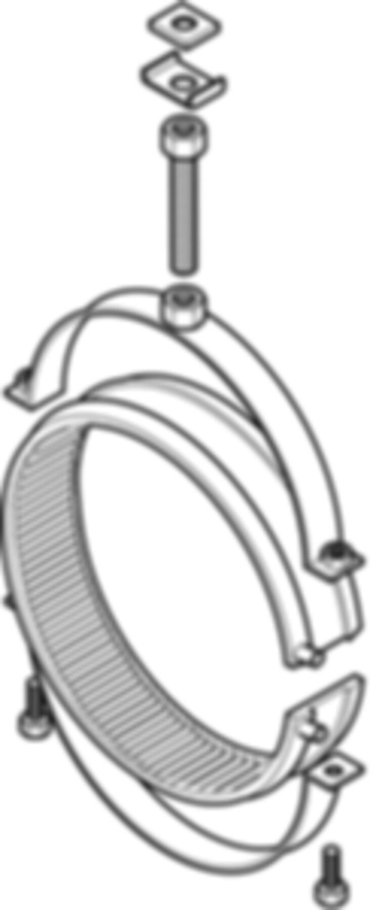 Fixpunkt-Paket 250mm M16 371.861.00.1 - Geberit-Dachentwässerung