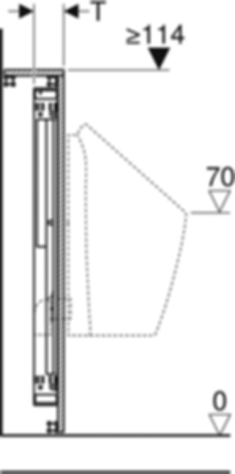 Urinal-Element für Lema Urinal, Typ 112 461.668.00.1 - Geberit-GIS