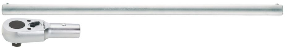 HAZET Umschaltknarre mit Drehstange 1016/2SA, 3/4", L: 620mm, 32 Zähne - Steck- und Drehmomentschlüssel