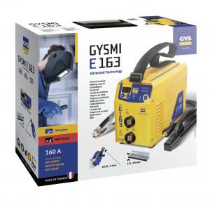 GYS GYSMI Elektroden-Schweissgerät E163 Set 4-teilig (inkl. Helm, Hammer und Handschuhe) - Schweissen