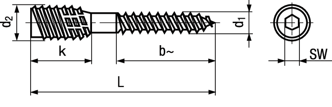 Toproc® mit I-6kt St vzb BN948 ø6/10x60SW4/4001/ - Bossard Schrauben
