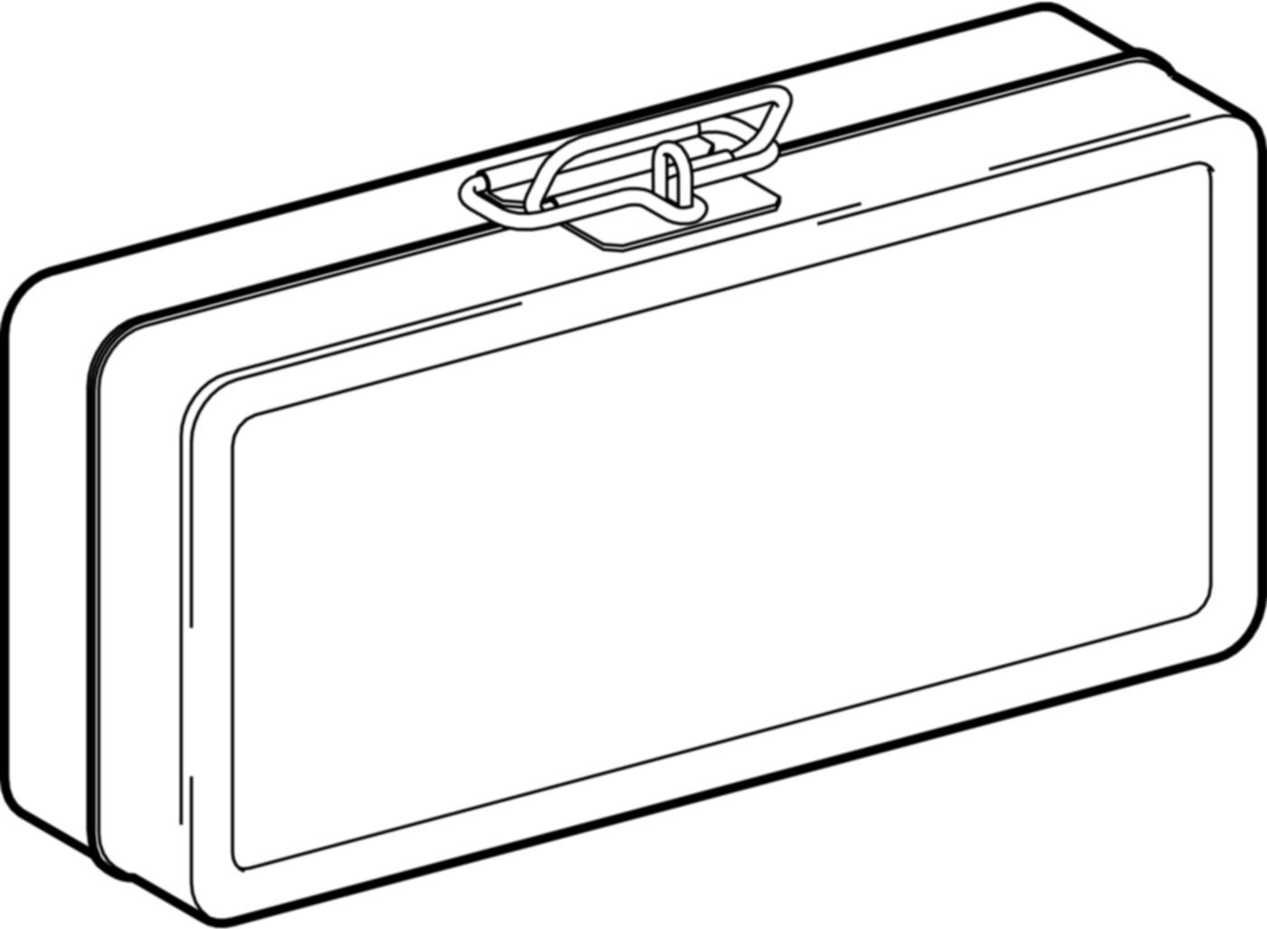 Blechkoffer zu Schweissspiegel d 160mm 359.683.00.1 - Geberit Werkzeuge und Zubehör