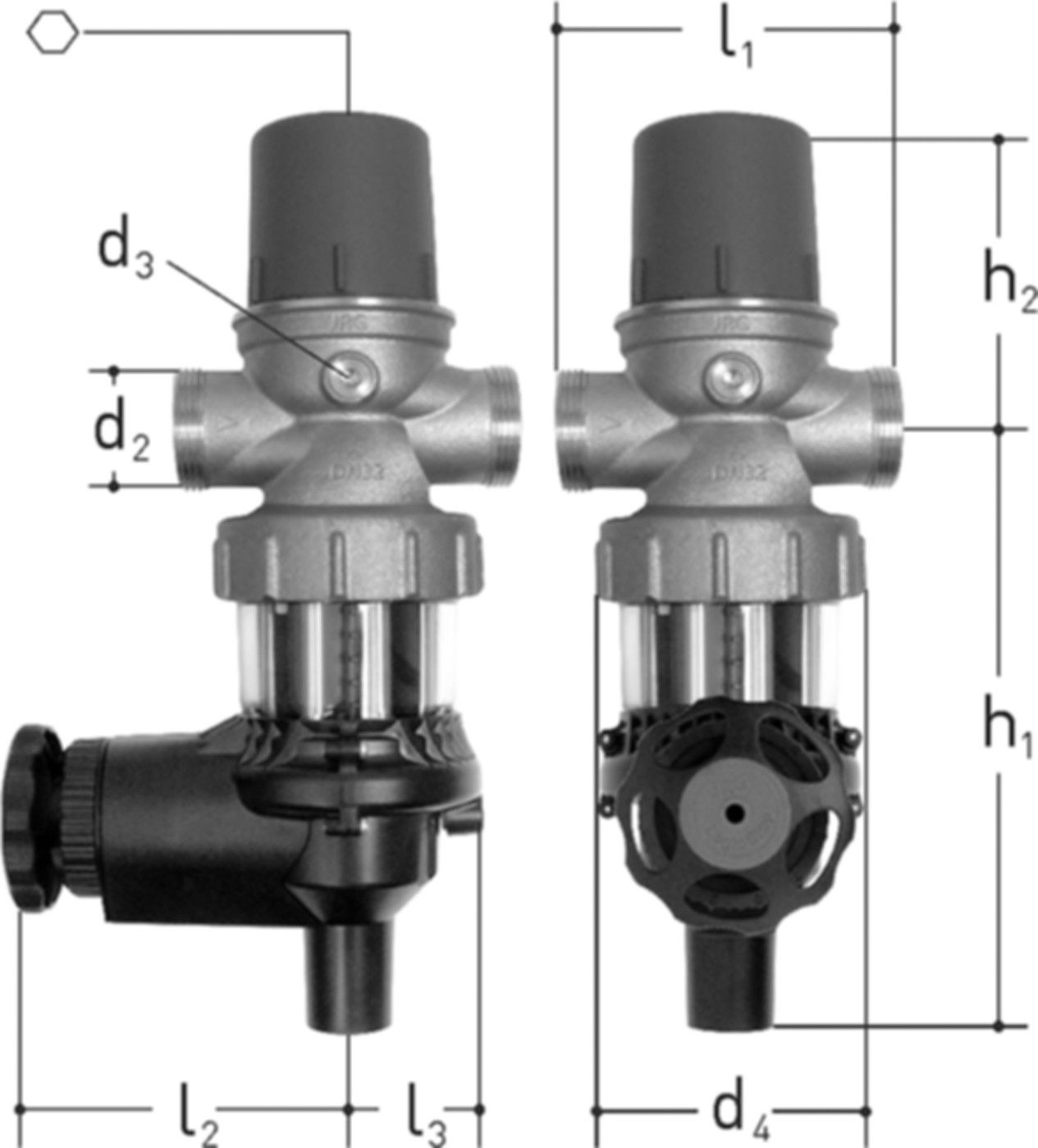 Druckreduzierventile +GF+ JRG CleanLine Combi