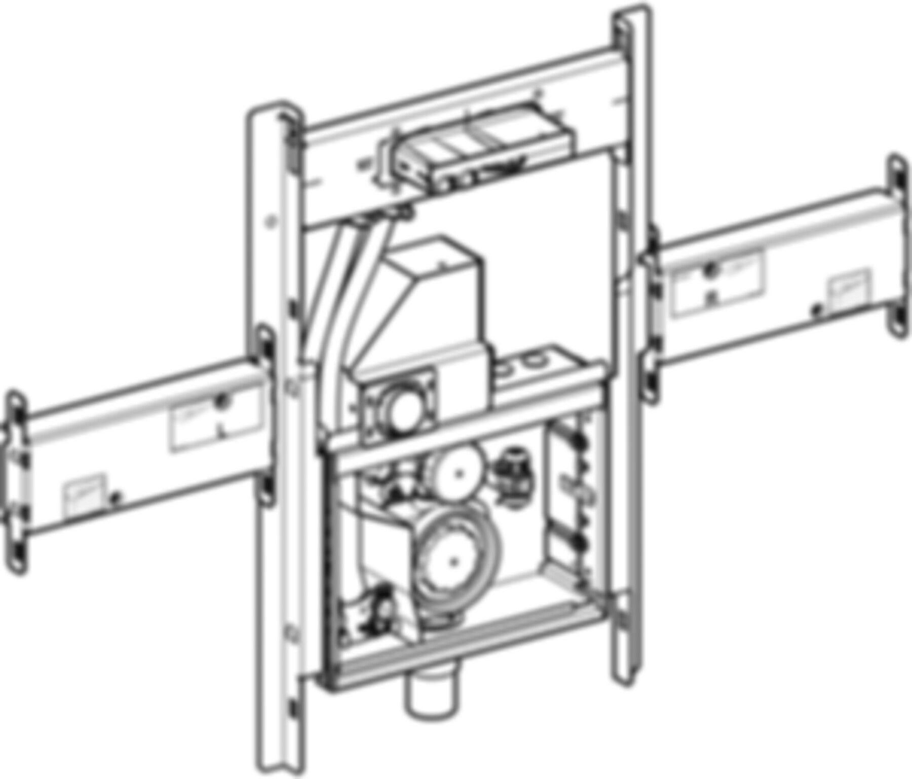 Set für ONE Waschtisch/ONE Wandarmatur 59cm x 17.0cm 461.471.00.1 - Geberit-GIS