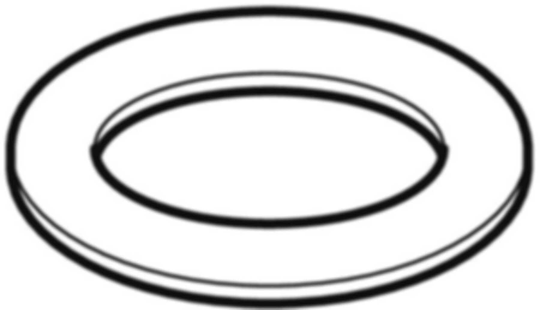 Flanschdichtung d 200mm 370.742.00.1 272/191/3 mm - Geberit-PE-Formstücke