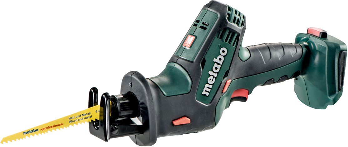 Akku-Säbelsäge SSE 18 LTX Compact 18V, 0-3100/min, Hub 13mm, solo im Koffer - Metabo Elektrowerkzeuge