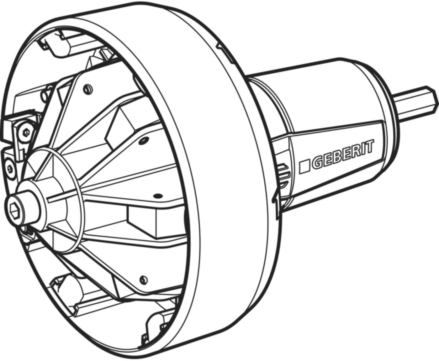 Rohrschaber in Koffer 110mm 359.915.00.1 für PE und Silent - Geberit Werkzeuge und Zubehör