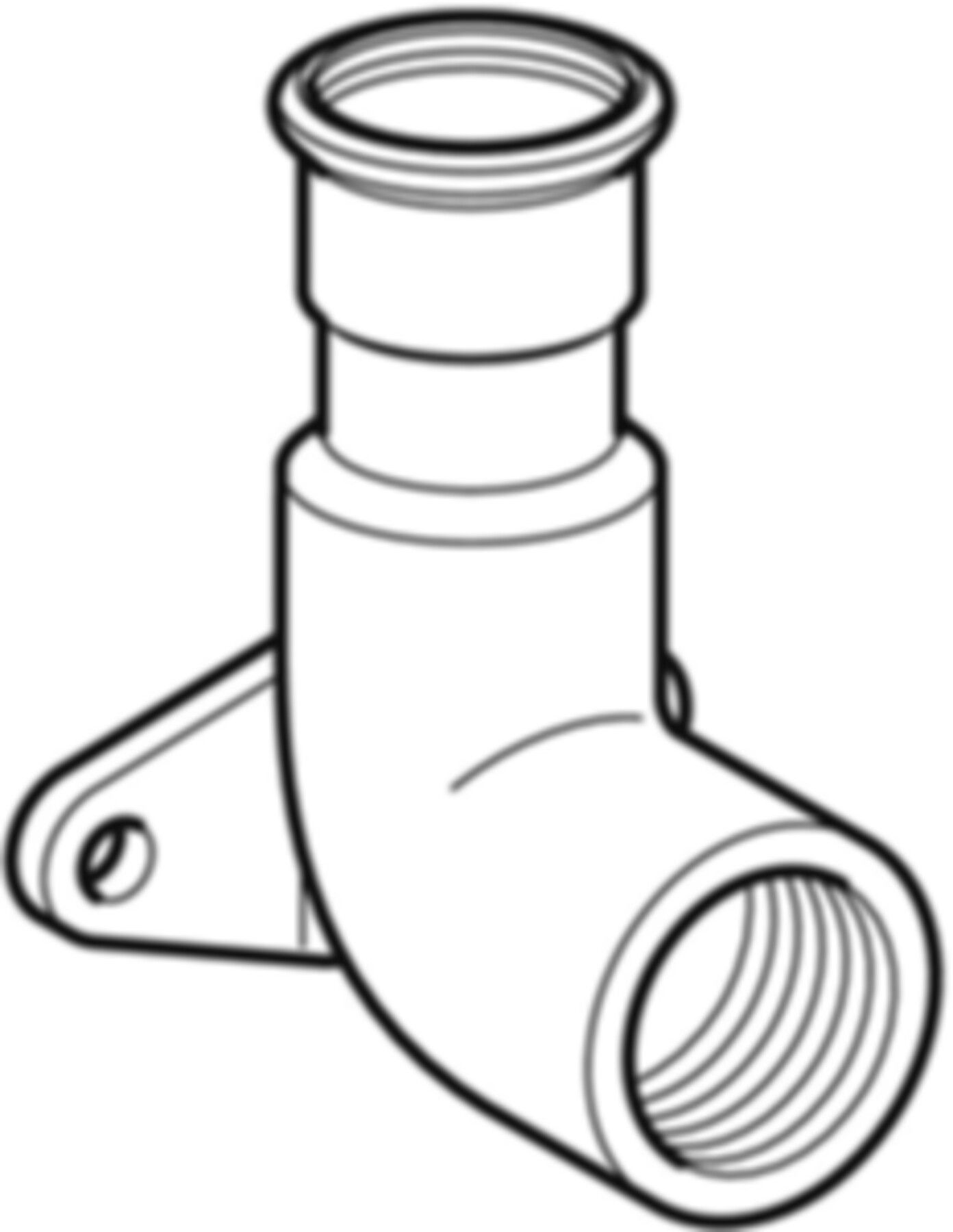 Anschlusswinkel 90° m/IG 22 x 1/2" 34139 - Mapress-Gas-Formstücke