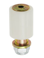 WEBI Führungsrolle, Polyamid D=27x30mm, verzinkt - Schiebetür- und Schiebetorbeschläge