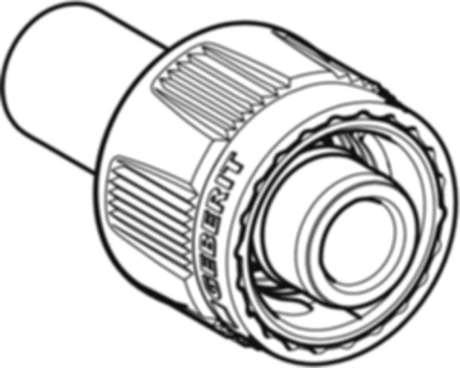 Übergang 1/2"-15mm 61112 mit Steckende, mit MasterFix - Mapress-Sanitär-Presssystem-Formstücke