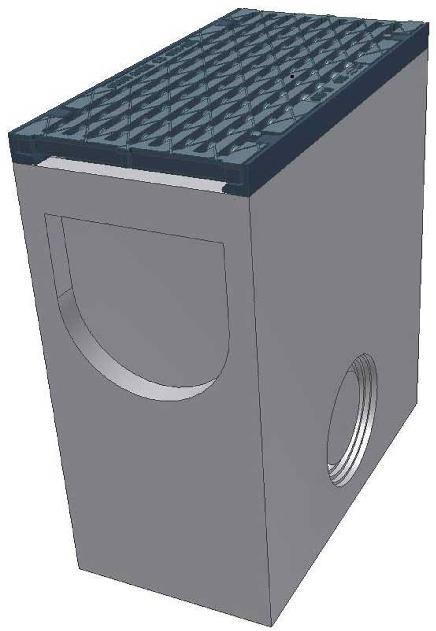 mit Gussrost D400 Einlaufkosten