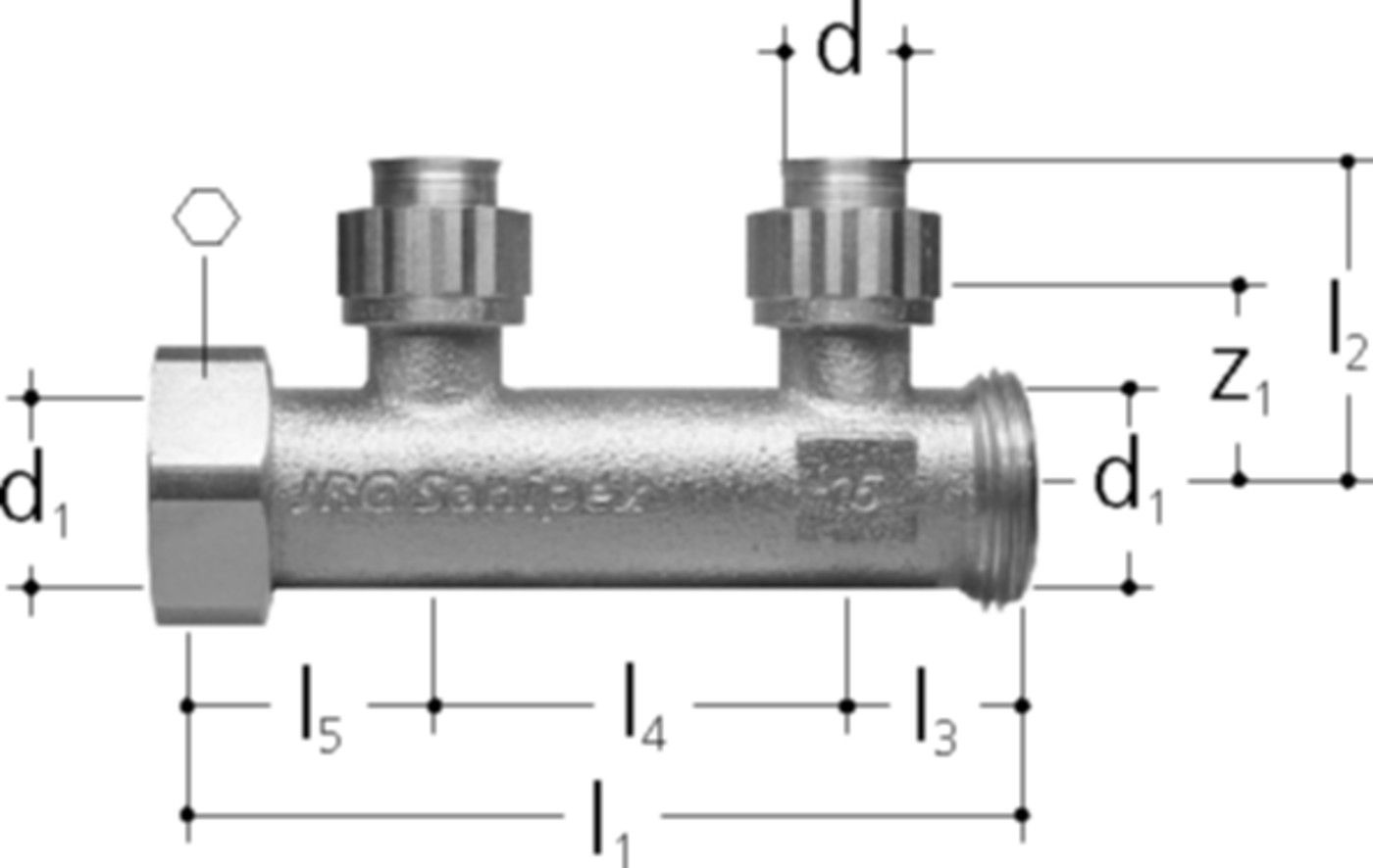 Verteiler +GF+ JRG Sanipex