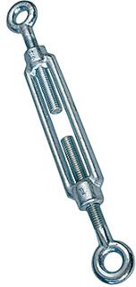 Spannschlösser, galv. verzinkt M14, Öse/Öse, Nutzlast ca. 800kg - Ketten und Zubehör