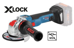 Akku-Winkelschleifer GWX 18V-10 SC Ø 125mm, 18V, X-LOCK, 4.500-9.000/min, solo - Bosch Elektrowerkzeuge