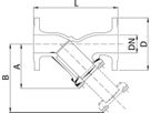 Schmutzfänger PN 10/16 DN 125 - Wild Absperrklappen