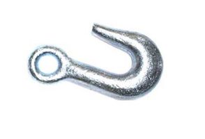 Kettenhaken, galv. verzinkt für Ketten-Ø 6mm, L= 69mm - Ketten und Zubehör