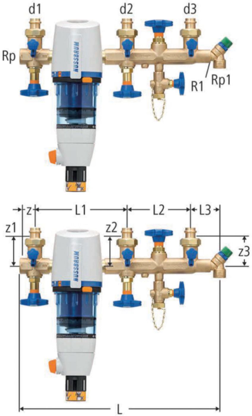Standard-Verteilbatterien NUSSBAUM
