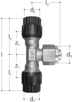 Übergangs-T-Stücke +GF+ JRG Sanipex MT