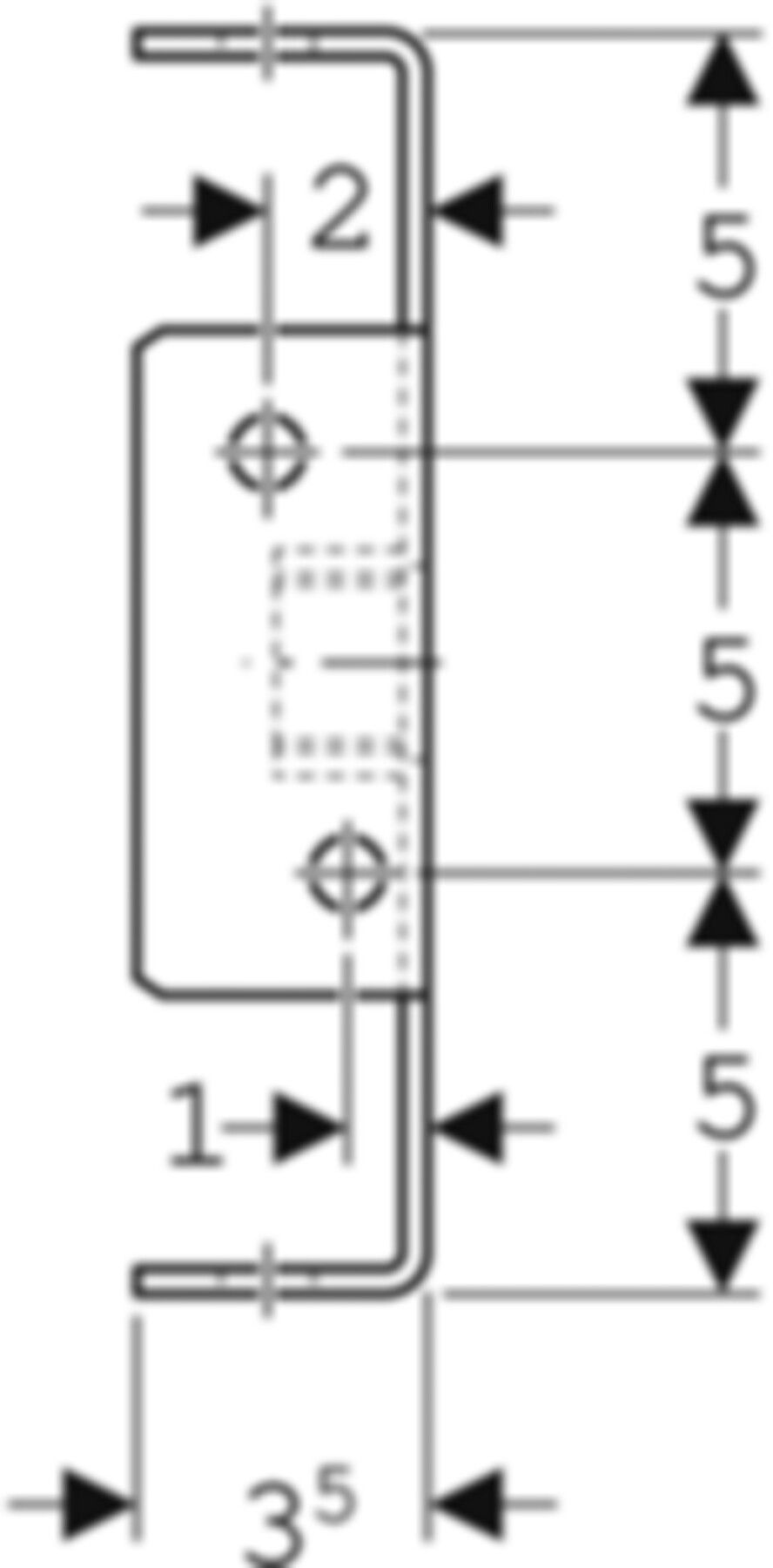 Rohrhalter für Fixpunkt 461.099.00.1 - Geberit-GIS