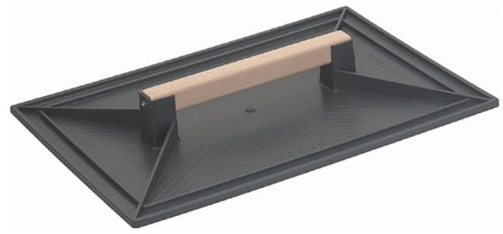 Taloschen, eckig, Kunststoff L= 420mm, B= 300mm, mit Holzgriff - Bauwerkzeuge