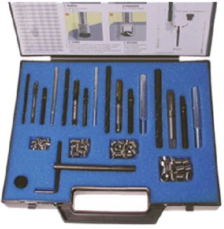 56052 Sortimentskasten mit Drahtgewindeeinsätze mit Mitnehmerzapfen