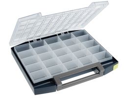 RAACO Sortimentskoffer, boxxser 5x10-25 25 lose Facheinsätze, 55x421x361mm - Werkzeugkoffer,Sortimentskoffer,Behälter