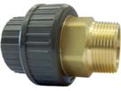 Überg.Verschraubung PVC/Mes.AG 25 - 3/4" 721 550 907 (721 550 807) - GF Hart PVC-U Formstücke