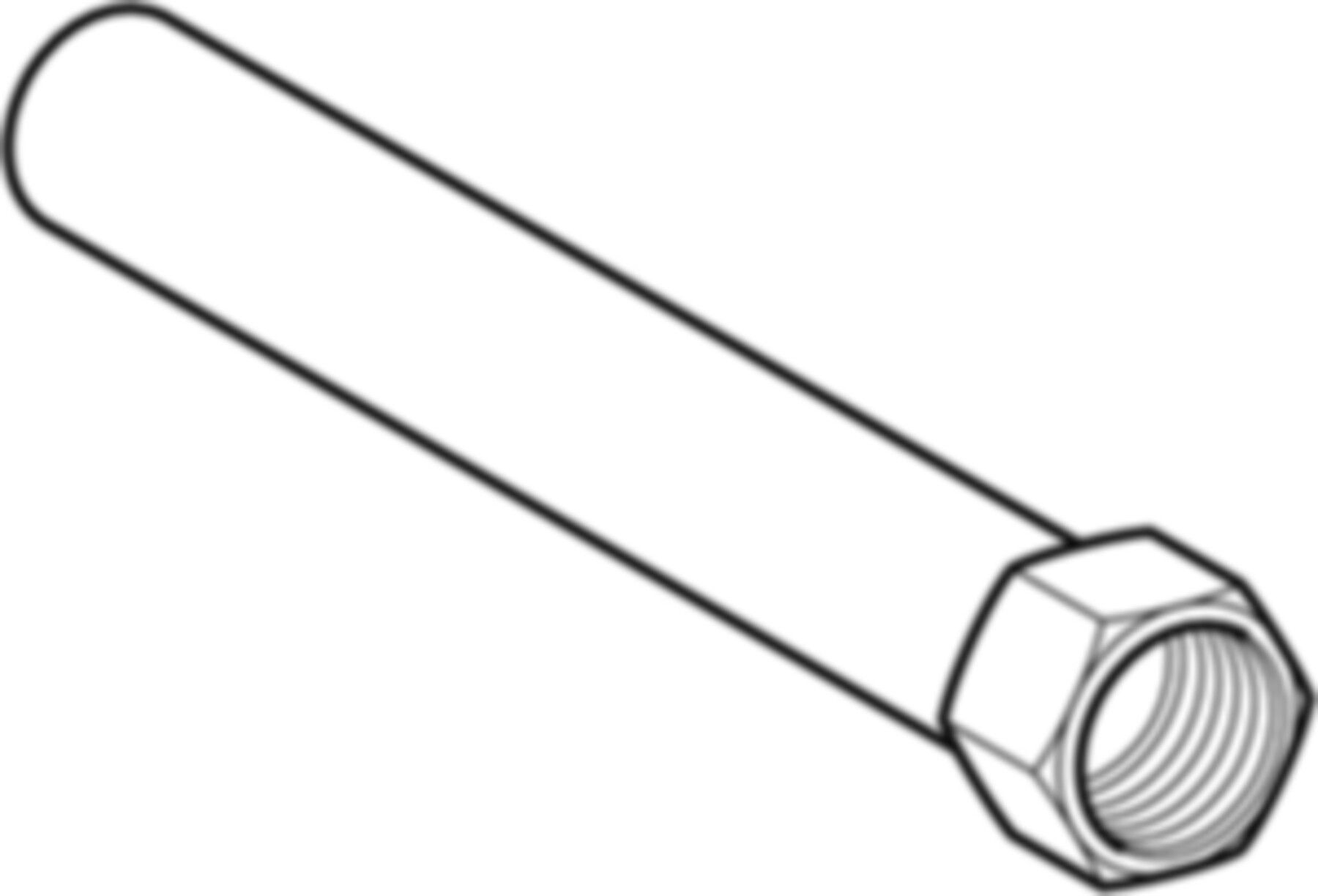 Übergang mit IG 22 x 3/4" 90936 mit Steckende lang - Mapress-Sanitär-Presssystem-Formstücke