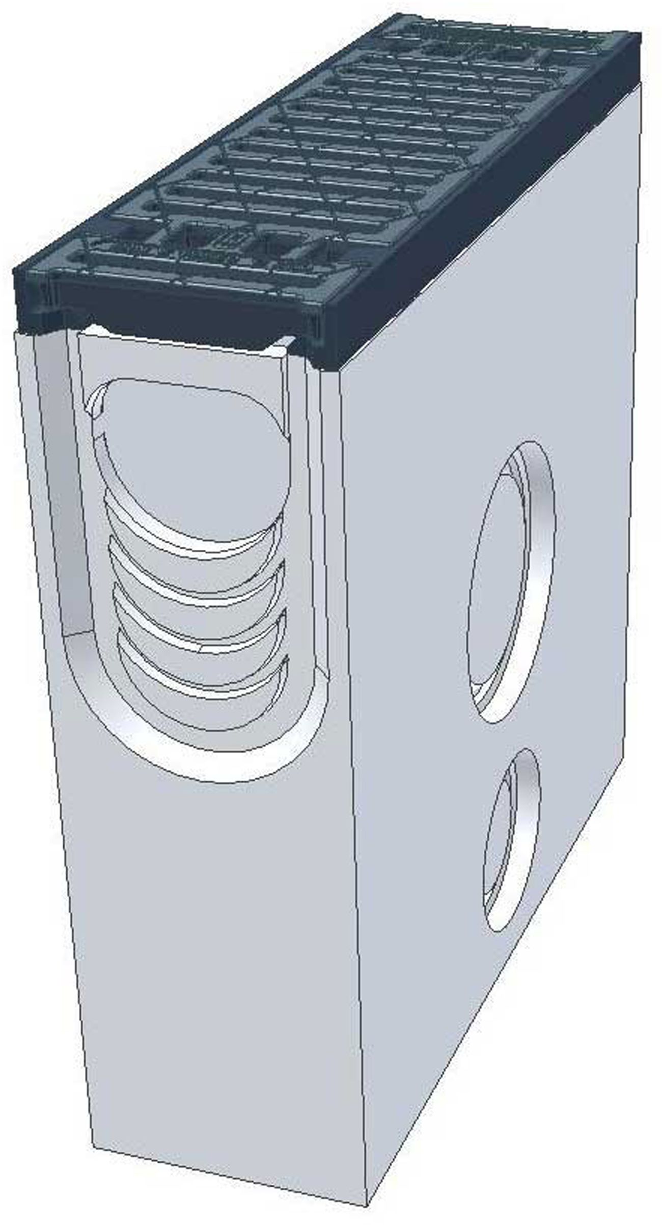 mit Guss-Stegrost A15-C250 Einlaufkasten