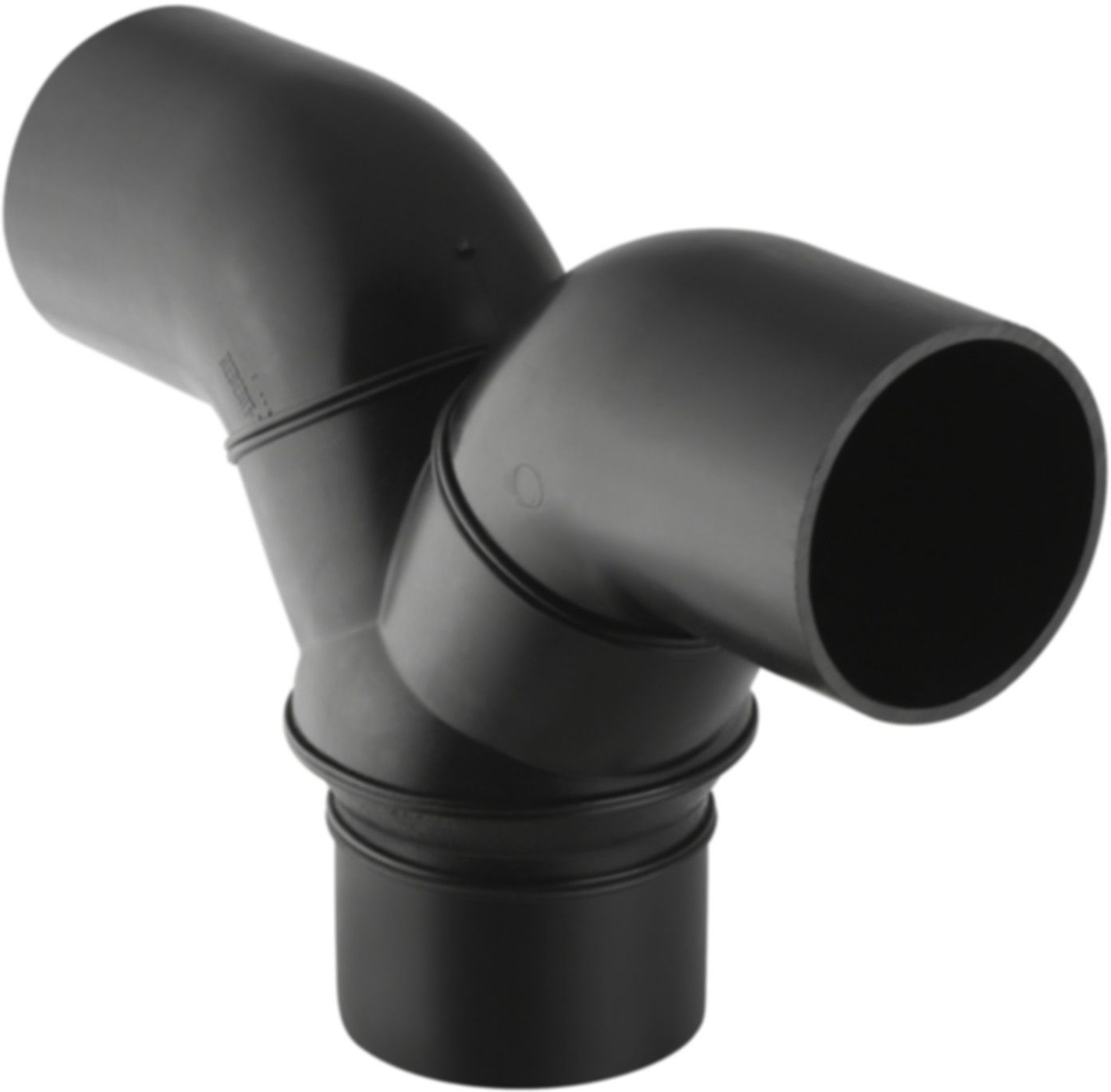 Hosenabzweig 2 x 90° 110/ 90mm 310.481.14.1 - Geberit-PE-Silent-Formstücke