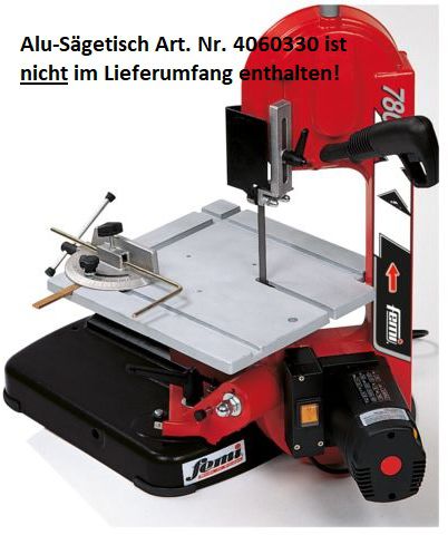 FEMI Bandsäge, für Trockenschnitt 780 XL, 850W, 230V, 2 Geschw. 60/80min¹ - Sägen