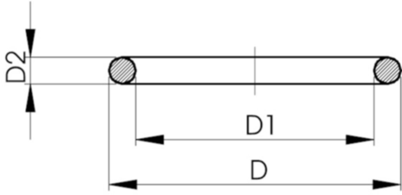 Anschlussdichtung EPDM zu 546 d16/d20 DN10/DN15 748 410 059 - GF Hart PVC-U Formstücke