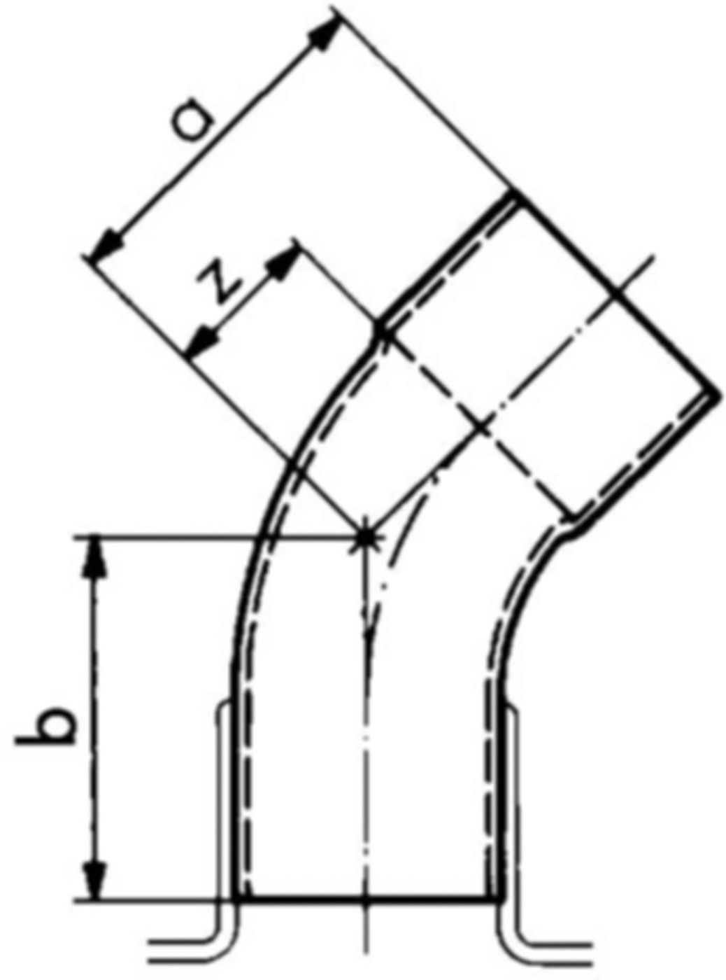 Löt-Bogen 45° 7040 18 mm 767 040 008 - GF Lötfittings